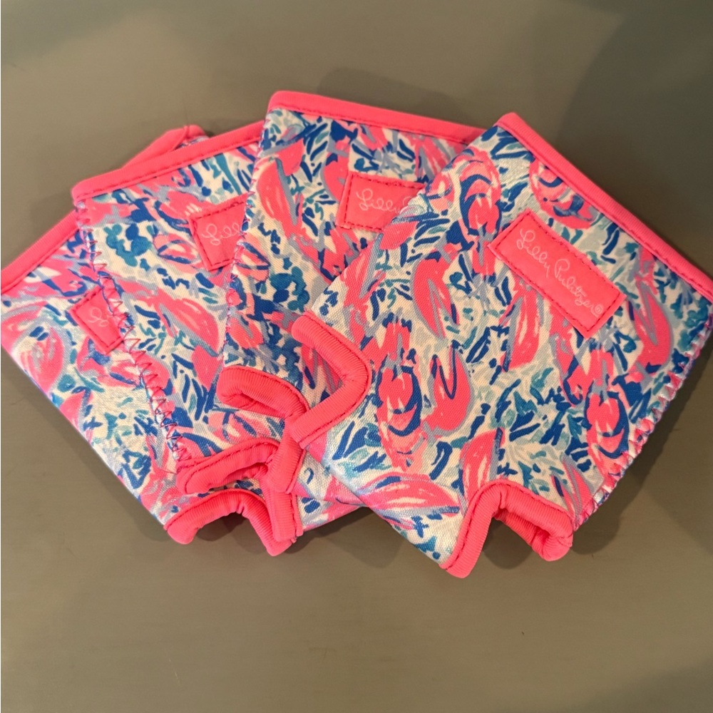 Lilly Pulitzer Cosmic Coral Drink Coozies